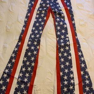 Free people American flag pants